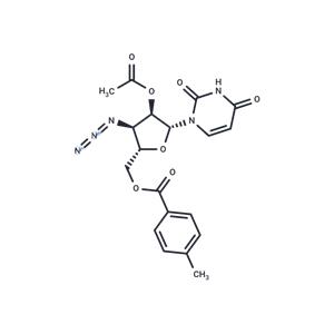 2'-O-Acetyl-3'-azido-5'-O-(p-Toluoyl))-3'-deoxyuridine