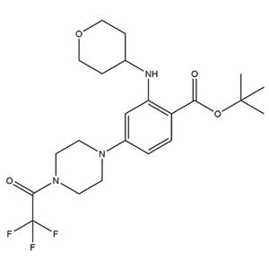 tert-butyl 2-[(oxepan-4-yl)amino]-4-(4-(trifluoroacetyl)piperazin-1-yl)benzoate