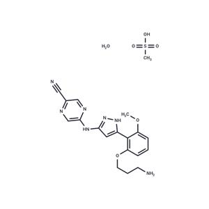 Prexasertib Mesylate Hydrate