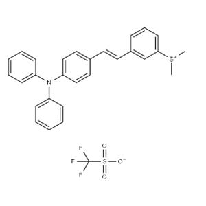 Sulfonium, [3-[(1E)-2-[4-(diphenylamino)phenyl]ethenyl]phenyl]dimethyl-, 1,1,1-trifluoromethanesulfonate (1:1)