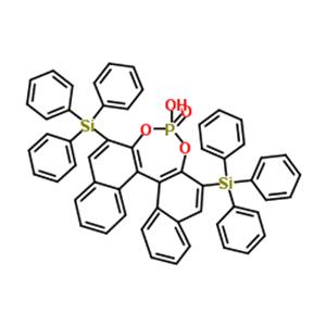 (r)-(-)-3,3'-bis(triphenylsilyl)-1,1'-binaphthyl-2,2'-diyl hydrogenphosphate (r)-(-)-3,3'-bis(triphenylsilyl)-1,1'-binaphthyl-2,2'-diyl hydrogenphosphate
