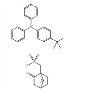 Sulfonium, [4-(1,1-dimethylethyl)phenyl]diphenyl-, 7,7-dimethyl-2-oxobicyclo[2.2.1]heptane-1-methanesulfonate (1:1)