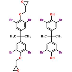 4,4'-(2,2-Propanediyl)bis(2,6-dibromophenol)-2,2'-{2,2-propaned iylbis[(2,6-dibromo-4,1-phenylene)oxymethylene]}dioxirane (1:1)