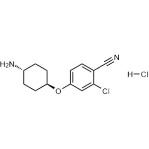 4-(((1r,4r)-4-aminocyclohexyl)oxy)-2-chlorobenzonitrile hydrochloride