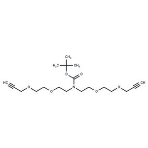 N-Boc-N-bis(PEG2-propargyl)