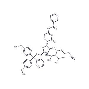 N4-Bz-5'-O-DMTr-3'-deoxy-3'-fluoro-beta-D-xylofuranosyl cytidine-2'-CED-phosphoramidite