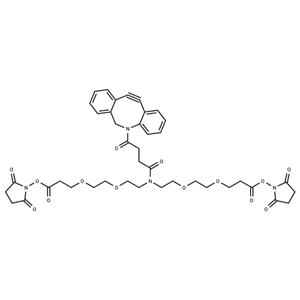 N-DBCO-N-bis(PEG2-C2-NHS ester)