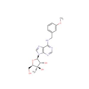 3'-beta-C-Methyl-N6-(m-methoxybenzyl)adenosine