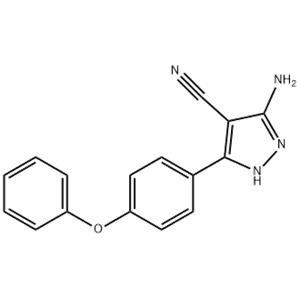 5-amino-3-(4-phenoxyphenyl)-1H-pyrazole-4-carbonitrile