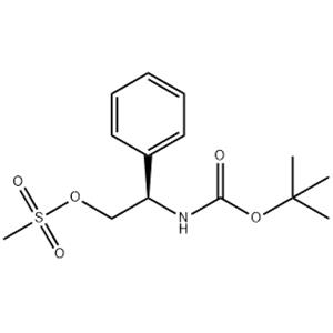 (R)-2-((tert-Butoxycarbonyl)amino)-2-phenylethyl methanesulfonate