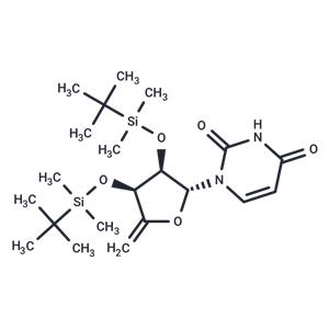 2',3'-Bis(O-t-butyldimethylsilyl)-4',5'-Didehydro-5'-deoxyuridine