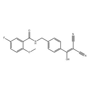 N-(4-(2,2-dicyano-1-hydroxyvinyl)benzyl)-5-fluoro-2-methoxybenzamide