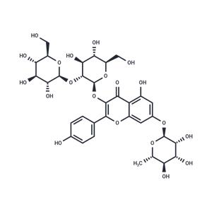 Kaempferol 3-sophoroside 7-rhamnoside