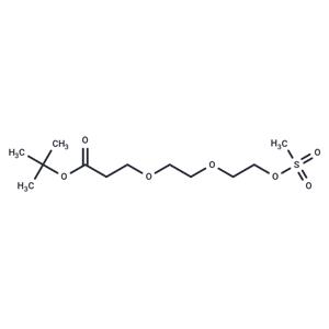 Ms-PEG2-C2-Boc