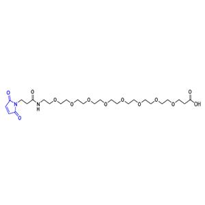 1-(2,5-dioxo-2,5-dihydro-1H-pyrrol-1-yl)-3-oxo-7,10,13,16,19,22,25,28-octaoxa-4-azahentriacontan-31-oic acid