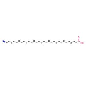 1-azido-3,6,9,12,15,18,21,24,27-nonaoxatriacontan-30-oic acid