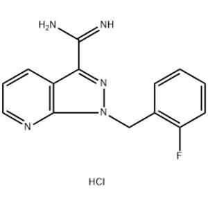 1-(2-Fluorobenzyl)-1H-pyrazolo[3,4-b]pyridine-3-carboximidamide hydrochloride