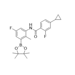 4-Cyclopropyl-2-fluoro-N-[5-fluoro-2-methyl-3-(4,4,5,5-tetramethyl-[1,3,2]dioxaborolan-2-yl)-phenyl]