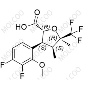 (2R,3S,4S,5R)-3-(3,4-difluoro-2-methoxyphenyl)-4,5-dimethyl-5-(trifluoromethyl)tetrahydrofuran-2-carboxylic acid (R)-1-phenylethan-1-amine salt