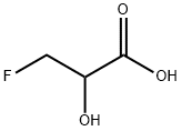 BETA-FLUOROLACTIC ACID 结构式