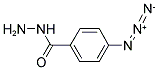 4-叠氮基苯甲酰肼 结构式