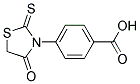 4-(4-OXO-2-THIOXO-1,3-THIAZOLIDIN-3-YL)BENZOIC ACID 结构式