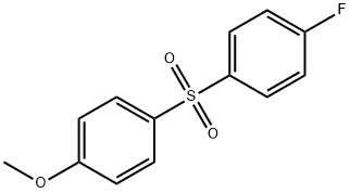 P-FLUOROPHENYL-P-METHOXYPHENYL SULFONE 结构式