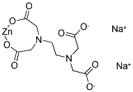 ETHYLENEDIAMINE-N,N,N',N'-TETRAACETIC ACID DISODIUM-ZINC SALT 结构式