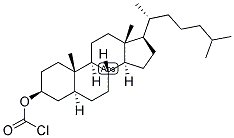 5A-CHOLESTAN-3B-YL CHLOROFORMATE 结构式