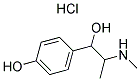 4-HYDROXYEPHEDRINE HYDROCHLORIDE 结构式