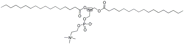 1,2-十七酰基卵磷脂 结构式