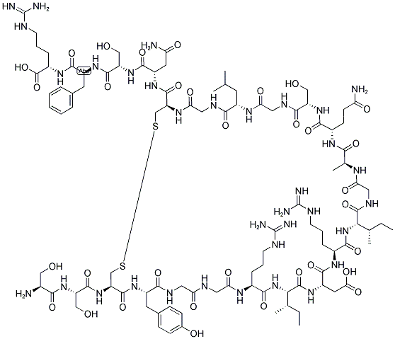 [TYR8]-ATRIAL NATRIURETIC PEPTIDE (5-27), RAT; [TYR8]-ATRIOPEPTIN II, RAT 结构式