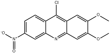 2,3-二甲氧基-6-硝基-9-氯吖啶 结构式