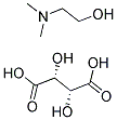 DEANOL BITARTRATE 结构式