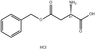 L-天冬氨酸-1-苄酯盐酸盐 结构式