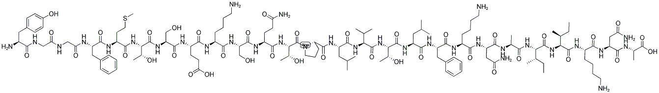 BETA-ENDORPHIN (1-26), HUMAN 结构式