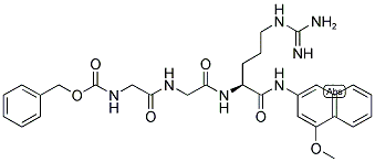 Z-GLY-GLY-ARG-4-METHOXY-2-NAPHTHYLAMINE 结构式
