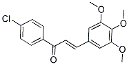 4'-CHLORO-3,4,5-TRIMETHOXYCHALCONE 结构式