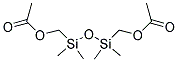 1,3-BIS(ACETOXYMETHYL)-1,1,3,3-TETRAMETHYLDISILOXANE 结构式