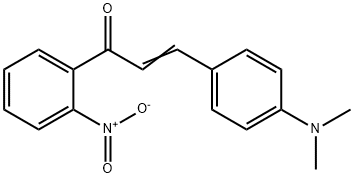 3-[4-(DIMETHYLAMINO)PHENYL]-1-(2-NITROPHENYL)PROP-2-EN-1-ONE 结构式