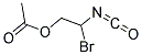 2-BROMO-2-ISOCYANATOETHYL ACETATE 结构式