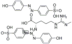 L-NMMA, P-HYDROXYAZOBENZENE-P'-SULFONATE SALT, MONOHYDRATE 结构式