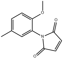 1-(2-甲氧基-5-甲基苯基)-1H-吡咯-2,5-二酮 结构式