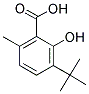 3-TERT-BUTYL-6-METHYLSALICYLIC ACID 结构式