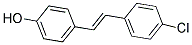 4-CHLORO-4'-HYDROXY STILBENE 结构式