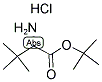 (S)-2-氨基-3,3-二甲基丁酸叔丁酯盐酸盐 结构式