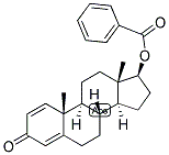 17Β-羟基-1,4-雄甾二烯-3-酮 17-苯甲酸酯 结构式