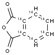 PHTHALIC ANHYDRIDE, [RING-14C(U)] 结构式