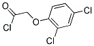 2,4-二氯苯氧乙酰氯 结构式