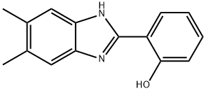 2-(5,6-DIMETHYL-2-BENZIMIDAZOLYL)PHENOL 结构式